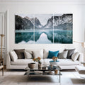 Artronauts Glass Print 210 x 110 cm Cold Mountains - Trinity