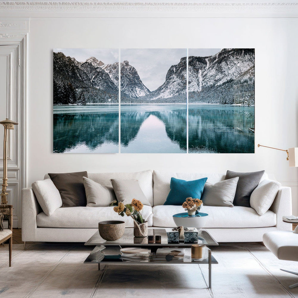 Artronauts Glass Print 210 x 110 cm Cold Mountains - Trinity