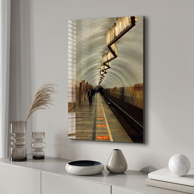 Artronauts Glass Print Urban Underground