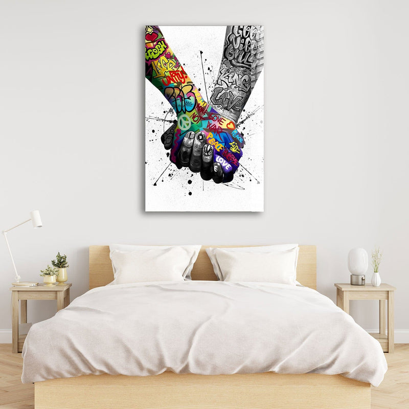 Artronauts Art Glass Print World Unity - Peace