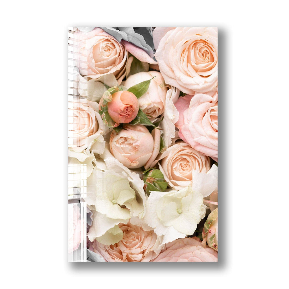 Artronauts Glass Print Roses Bouquet