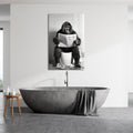 Artronauts Glass Print Toilet Animal Gorilla