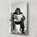Artronauts Glass Print Toilet Animal Gorilla