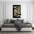 Artronauts Glass Print Golden Jack of Hearts