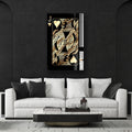 Artronauts Glass Print Golden Jack of Hearts