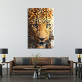 Artronauts Glass Print Hunter Leopard