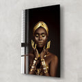 Artronauts Glass Print Golden Girl