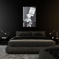 Artronauts Glass Print Love is The Answer - Banksy
