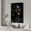 Artronauts Glass Print Golden Woman - Tempered Glass Wall Art