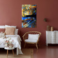 Artronauts Glass Print Abstract Closed Eye - Tempered Glass Wall Art