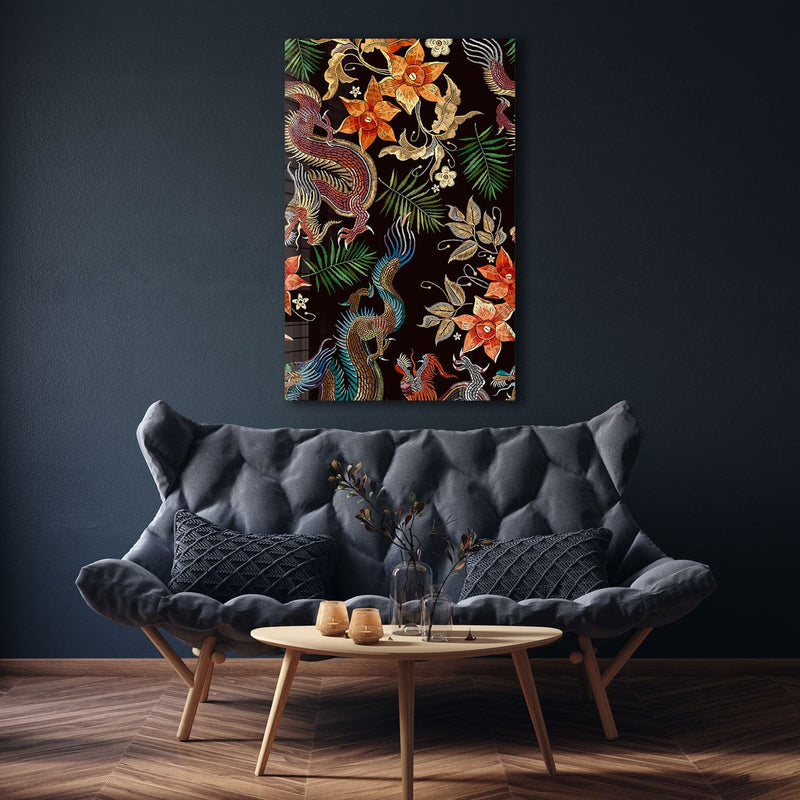 Artronauts Glass Print Japanese Strength Art - Tempered Glass Wall Art