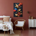 Artronauts Glass Print Floral 3 Colours - Tempered Glass Wall Art