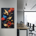 Artronauts Glass Print Floral 3 Colours - Tempered Glass Wall Art