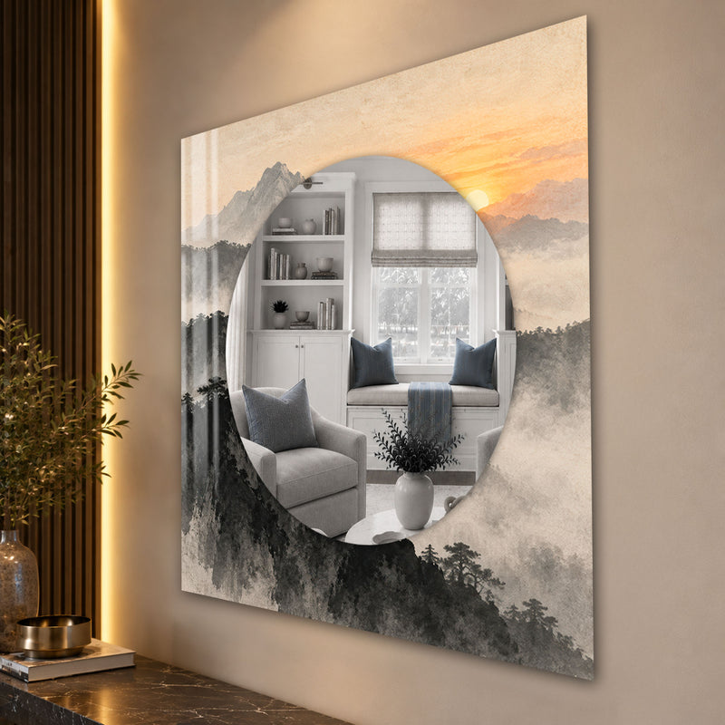 Misty Mountain Sunrise lifestyle view