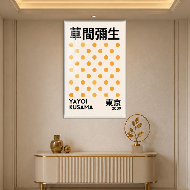 Kusama Tokyo Dots with white frame