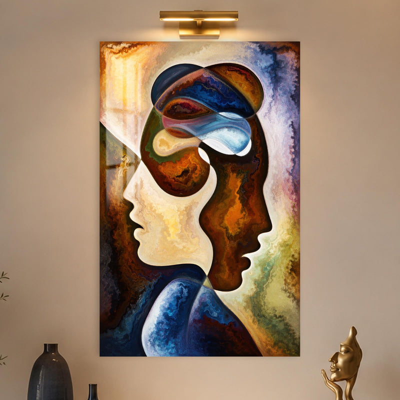 Entwined Minds in a modern room