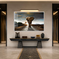 Elephant on the Open Road with white frame