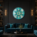 Turquoise Lotus Mandala lifestyle view