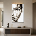 Half Seen with black frame