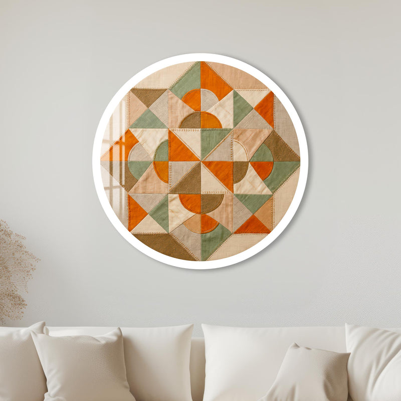 Desert Geometry with white frame