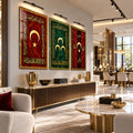 Golden Crescent Calligraphy lifestyle view