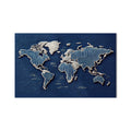 Denim World Map product shot on white background