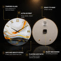Golden Marble Elegance — tempered glass, ultra HD print, ready to hang