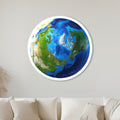 Arctic Earth with white frame