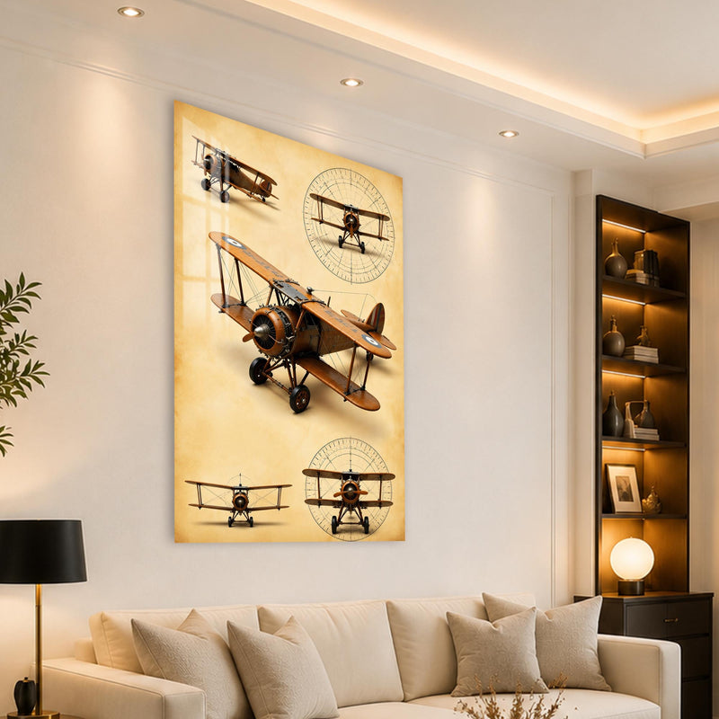 Vintage Biplane Studies angled lifestyle view