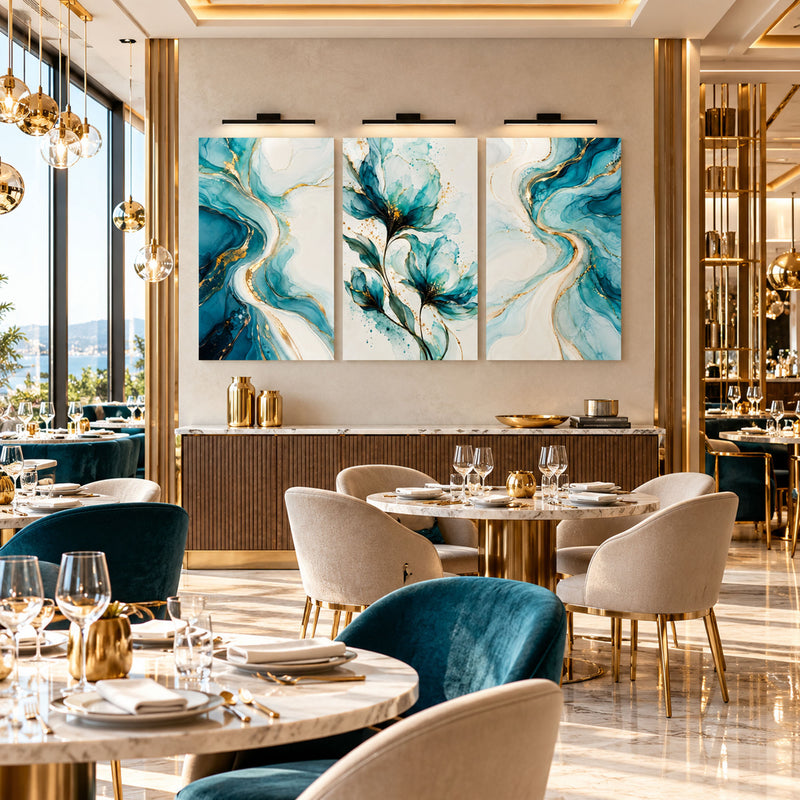 Aqua Floral lifestyle view