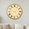 Vintage Roman Numerals with gold frame