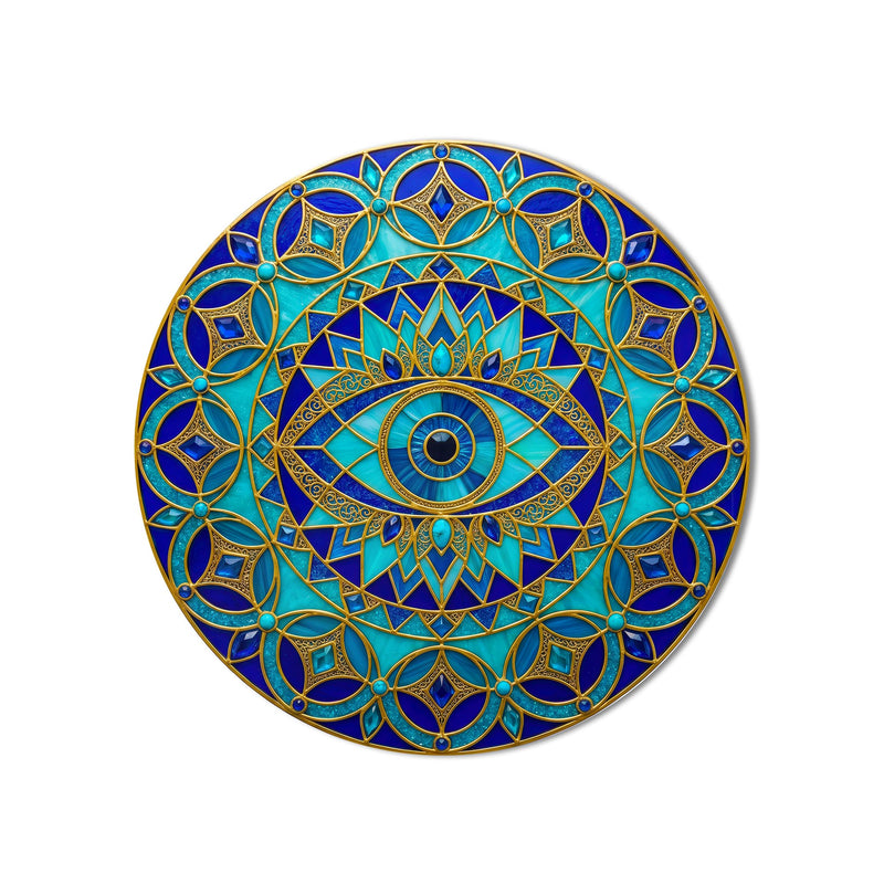 Jewelled Circle Lattice Eye product shot on white background