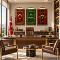 Golden Crescent Calligraphy lifestyle view