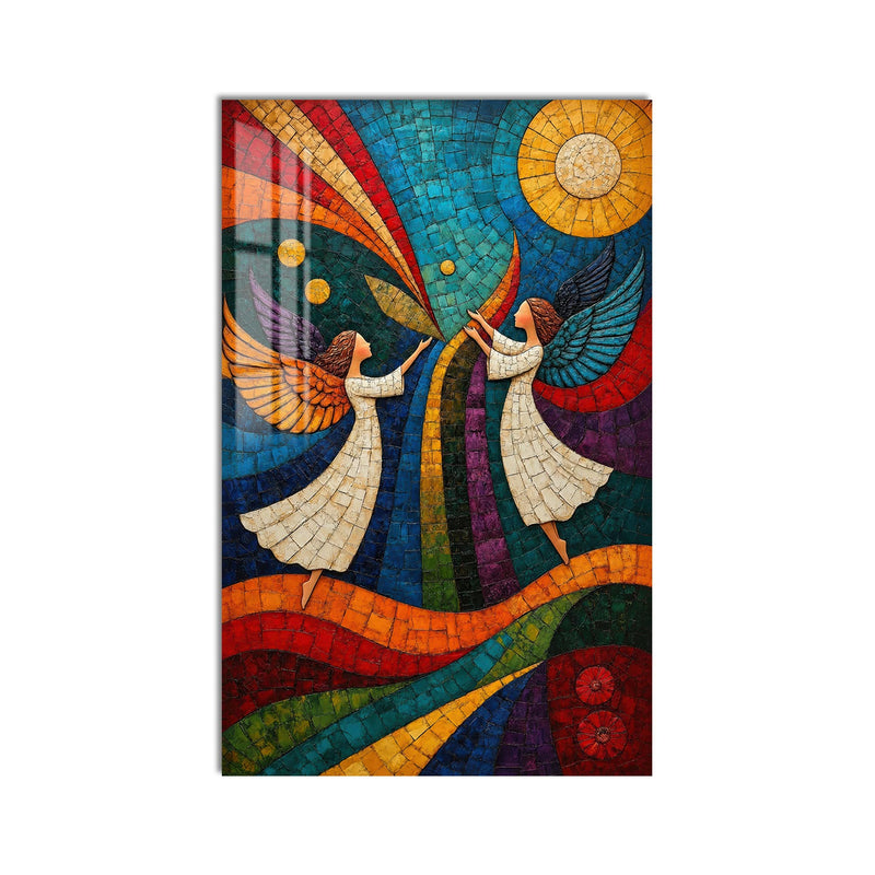 Celestial Angel Mosaic product shot on white background