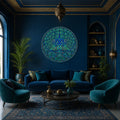 Peacock Pair Heart Medallion lifestyle view