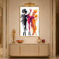 Chromatic Fashion Trio with gold frame