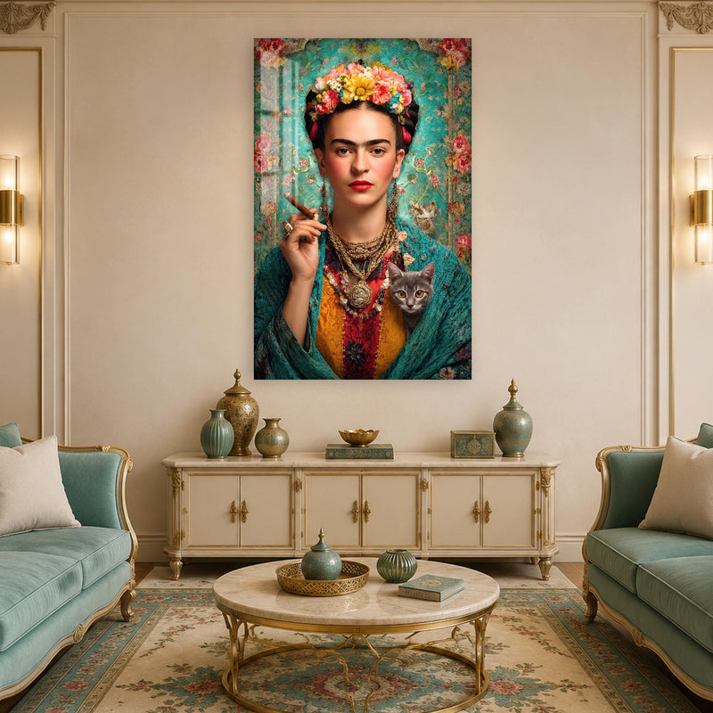 Floral Icon Portrait lifestyle view