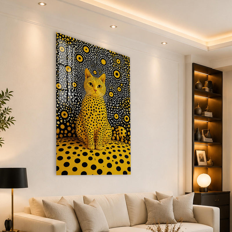 Golden Polka Dot Cat lifestyle view