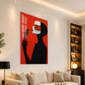Artronauts Glass Print Floral Vision Glass Wall Art
