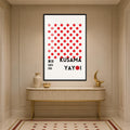 Kusama Tokyo Dots with black frame
