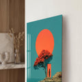 Artronauts Glass Print Portal at Sunset Glass Wall Art