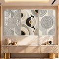 Golden Circle with silver frame