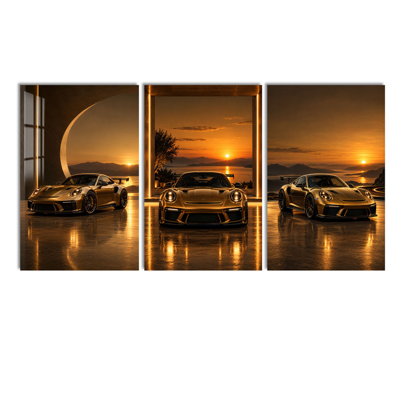 Golden Sunset Sports Cars lifestyle view