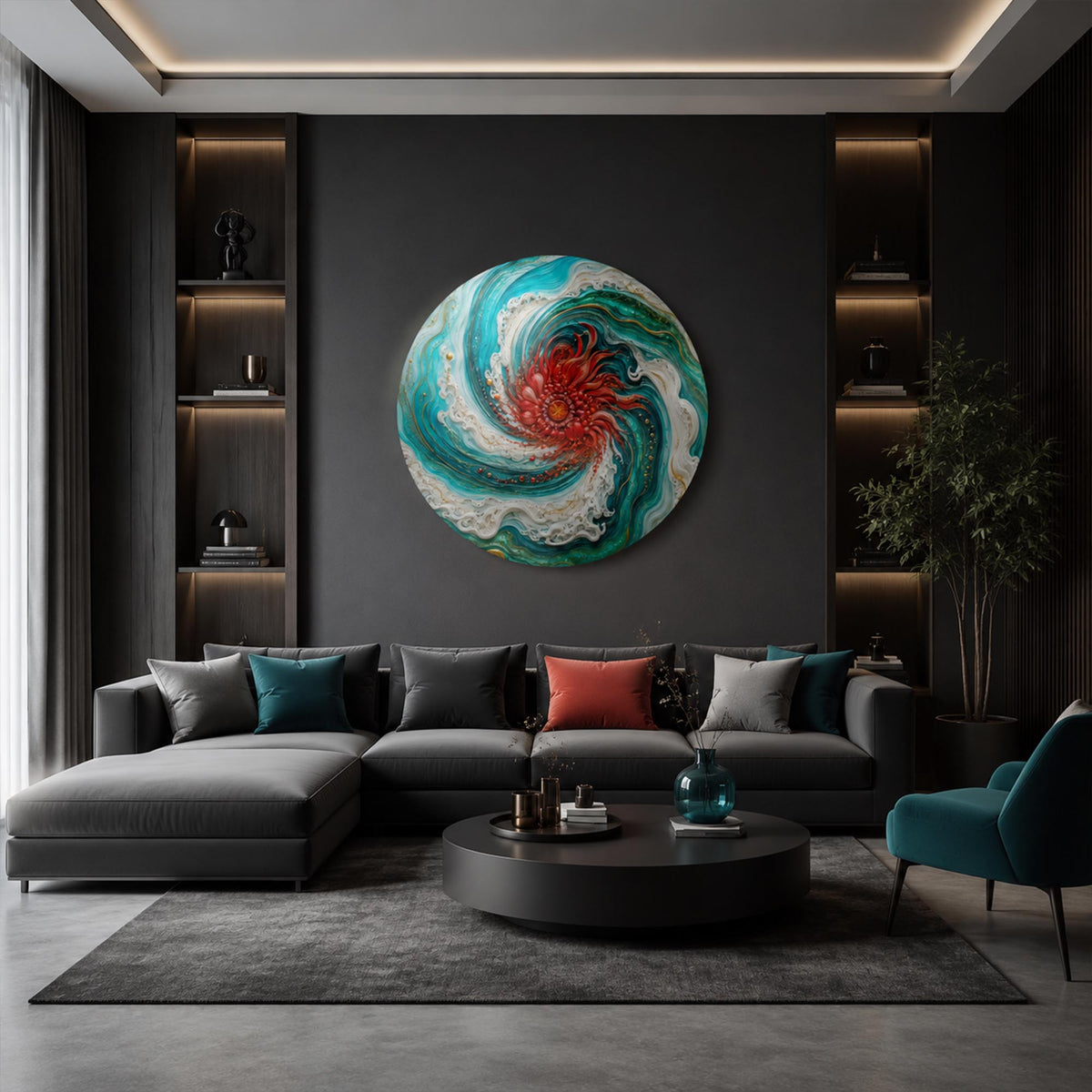 Coral Tide Swirl lifestyle view