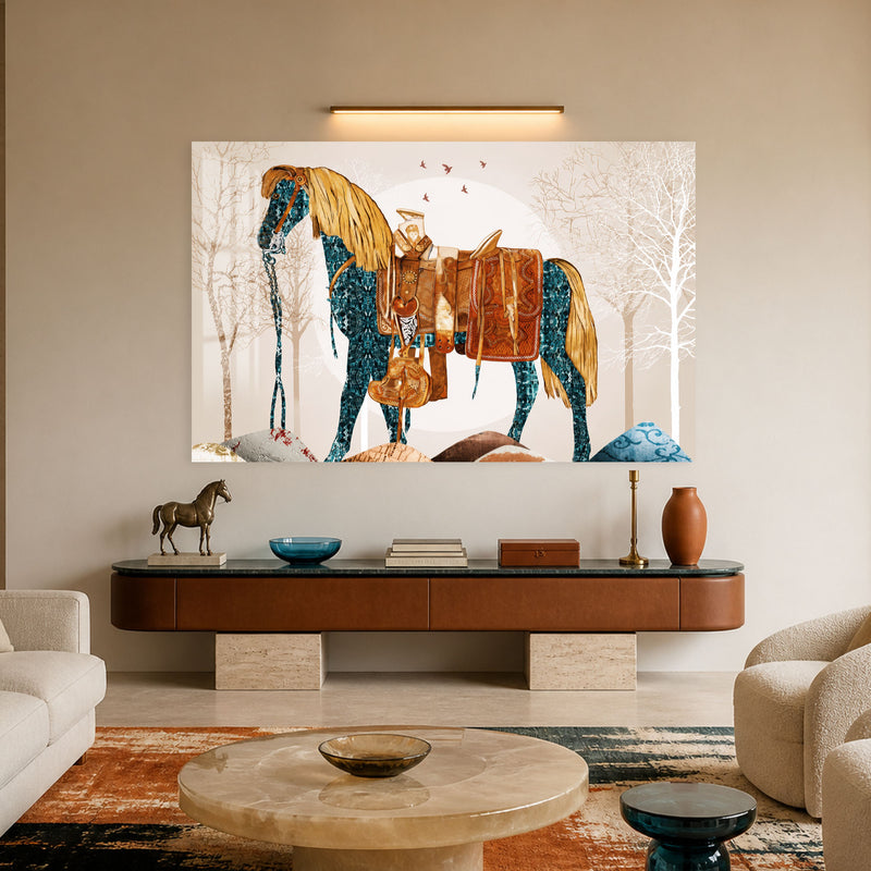 Collage Horse in Harness lifestyle view