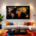 Marbled World Map lifestyle view