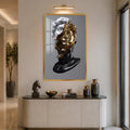 Gilded David with gold frame