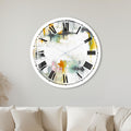 Pastel Abstract Numerals with white frame