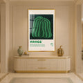 Emerald Kusama Pumpkin with gold frame