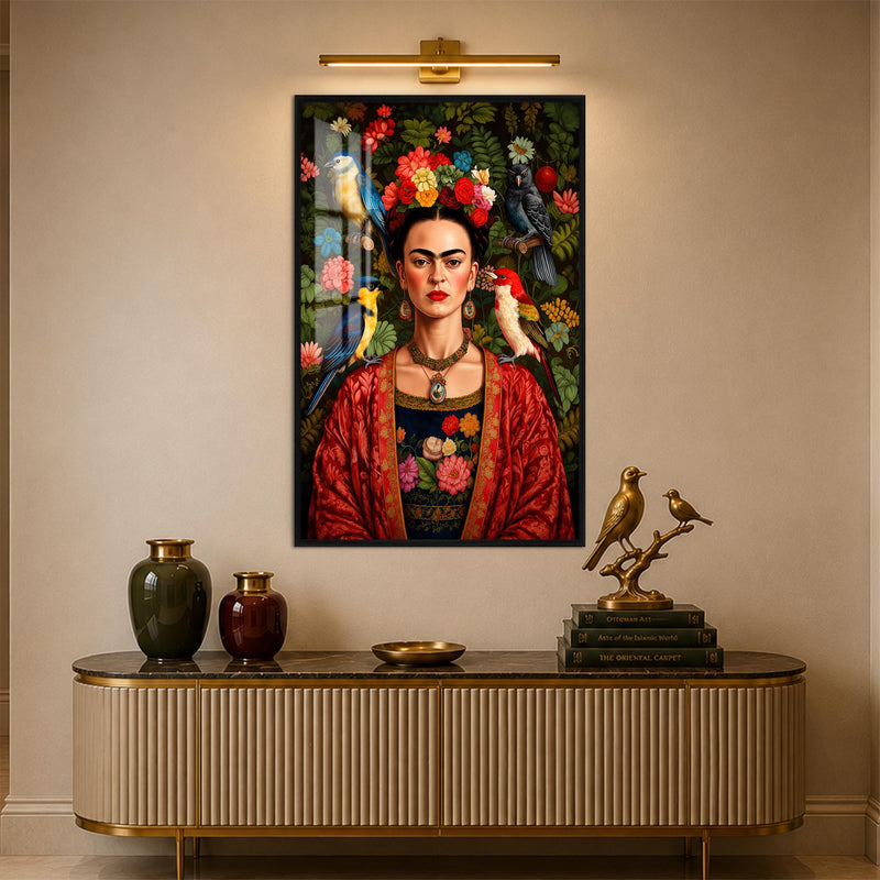 Frida's Garden with black frame
